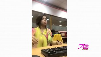 Imo Call With Big Boobs Girl in call center